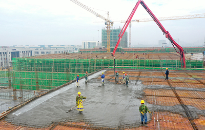 假期过后施工忙 建设项目“加速度” 工程建设