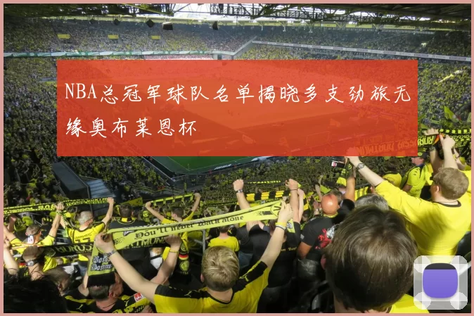 NBA总冠军球队名单揭晓多支劲旅无缘奥布莱恩杯