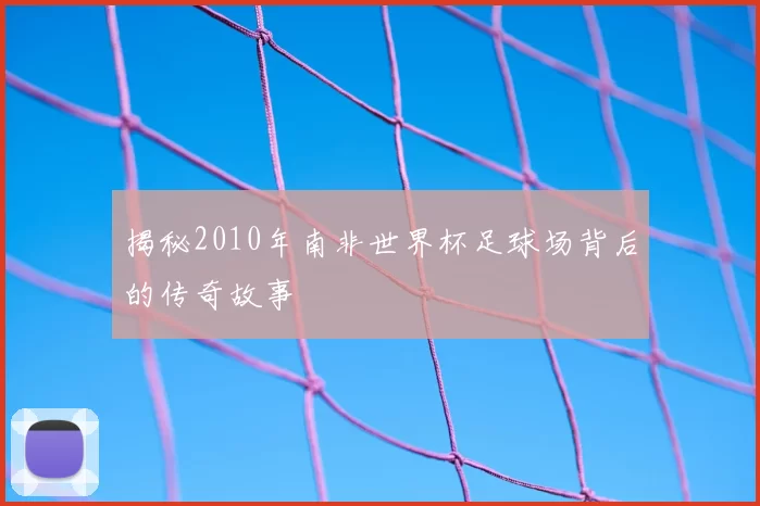 揭秘2010年南非世界杯足球场背后的传奇故事