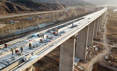 京沈高铁建设稳步推进